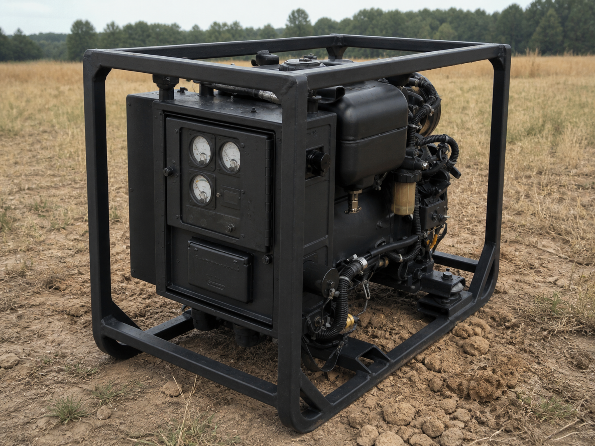 Power generation equipment in a field environment